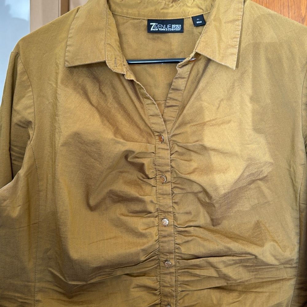7th avenue xl collar blouse